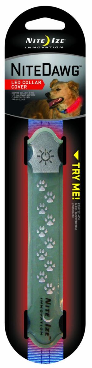 NiteDawg LED Collar Cover Grey