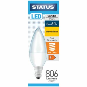 Status Candle LED 8W/60W SES