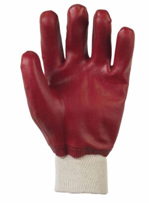 Glenwear PVC Coated Waterproof Glove Red 10-XL