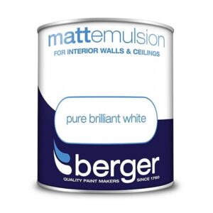 Berger Matt Emulsion Brilliant White 1L