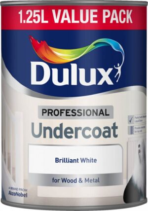 Dulux 1.25L Professional Undercoat Pure Brilliant White