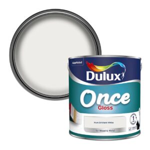 Dulux Once Gloss Pure Brilliant White 2.5L
