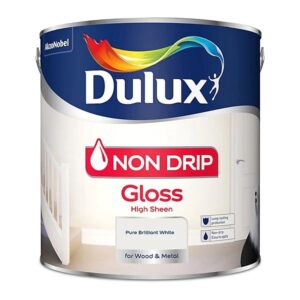Dulux Non Drip Gloss Pure Brilliant White 2.5L