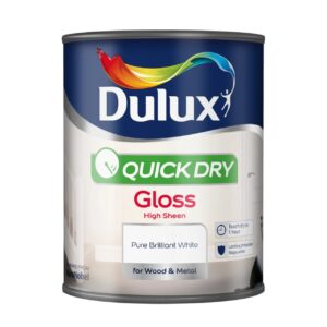 Dulux 2.5L Quick Dry Gloss Pure Brilliant White