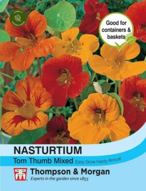 Thompson & Morgan Nasturtium Tom Thumb Mixed Seeds