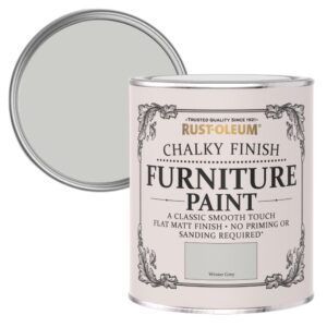 Rust-oleum Chalk Furniture Paint Winter Grey 750ml