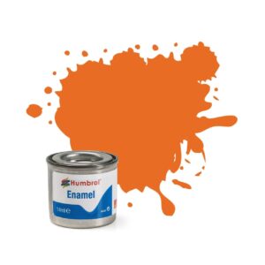 Humbrol Gloss 14ml No 18 Orange