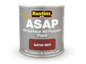 Rustins ASAP Paint Red 250ml