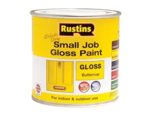 Rustins Quick Dry Small Job Gloss Paint Buttercup 250ml