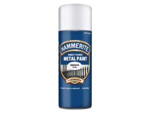 Hammerite Smooth Finish Aerosol Silver 400ml