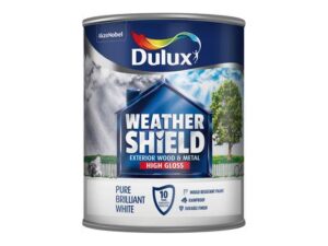 Dulux Weathersheild Gloss White 750ML
