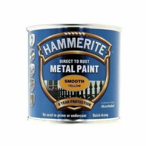 Hammerite Direct To Metal Smooth Yellow 250ml