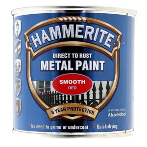Hammerite Direct To Metal Smooth Red 250ml