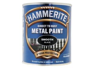 Hammerite Direct To Metal Smooth Black 750ml