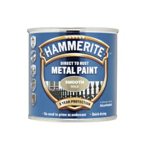 Hammerite Direct To Metal Smooth Gold 250ml