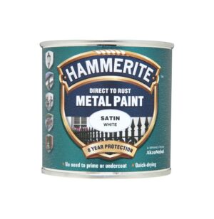 Hammerite Satin Finish White 250ml