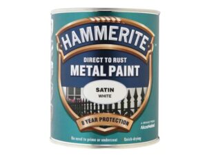Hammerite Satin Finish White 750ml