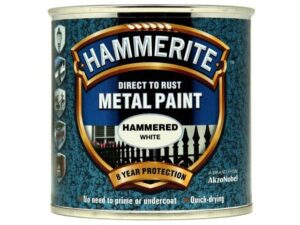 Hammerite Direct To Metal Hammered White 250ml