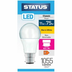 Status GLS LED 12W Bayonet Cap Pearl