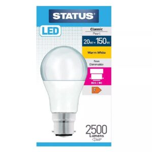 LED GLS 20W 2500 Lumens BC Warm White