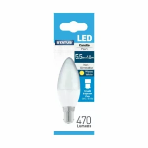 Candle LED 5.5W Pearl Small Bayonet Cap