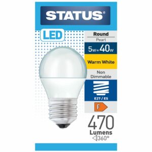 Status Round LED 5.5W Pearl ES