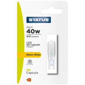 Status G9 LED Non-Dimmable 4W Warm White