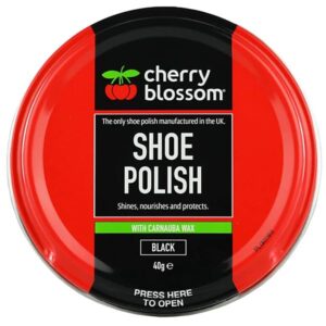 Cherry Blossom Shoe Polish Black 40g