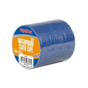 SupaDec Blue Waterproof Cloth Tape 48mm x 4.5m