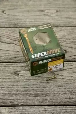 4.0mm X 25mm Super Drive Professional CSK Wood Screw