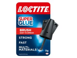 Loctite Super Glue Liquid, Brush Bottle 5g