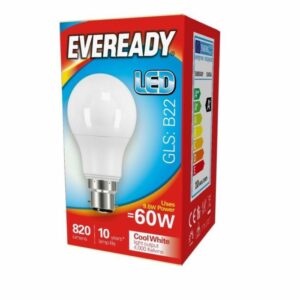 Eveready LED GLS ES 60W Cool White