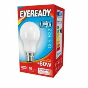 Eveready LED GLS ES 60W Cool White