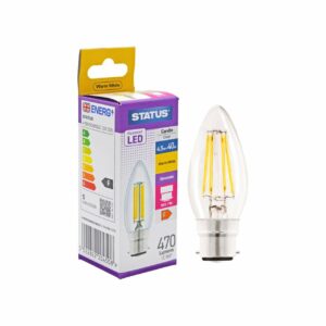 Status Candle Filament LED 4.5W BC Dimmable