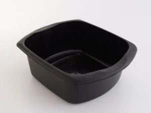 Addis Rectangular Washing Up Bowl Soft Black