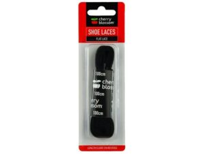 Cherry Blossom Flat Lace Black 100cm