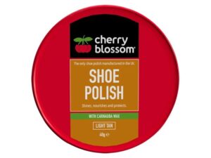 Cherry Blossom Shoe Polish Light Tan 40g