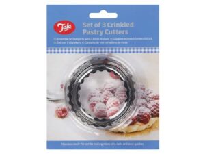 Tala Pastry Cutters Crinkled Set x 3
