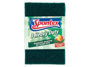 Spontex Heavy Duty Scourer Pads 3 Pack