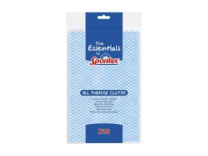 Spontex Essentials All Purpose Cloths Pack 10