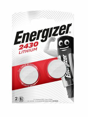 Energizer Lithium CR2430 Batteries x2