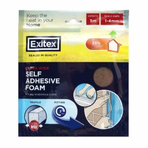 Exitext Self Adhesive Foam Brown 5m
