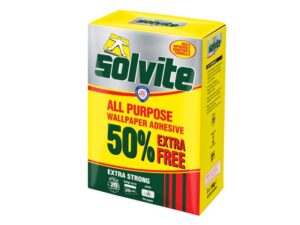 20 Roll + 50% Free  Solvite All Purpose Wallpaper Adhesive
