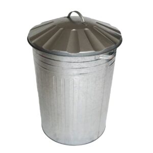 Galvanised Dustbin & Lid 90L