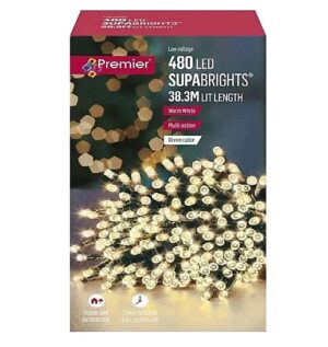 Premier 480 Mains Operated SupaBrights Warm White