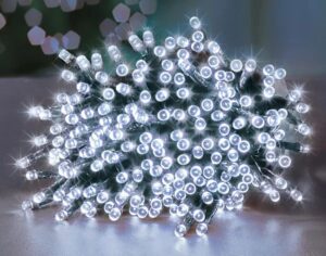 Premier 100 White Battery Operated Time Lights 10M