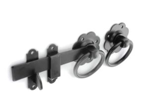 Securit Ring Gate Latch Black 150mm
