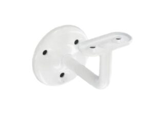 Securit Handrail Brackets 63mm White