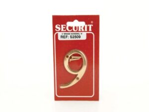 Brass House Number 9