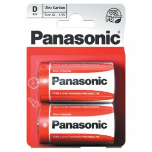 Panasonic D Batteries x2